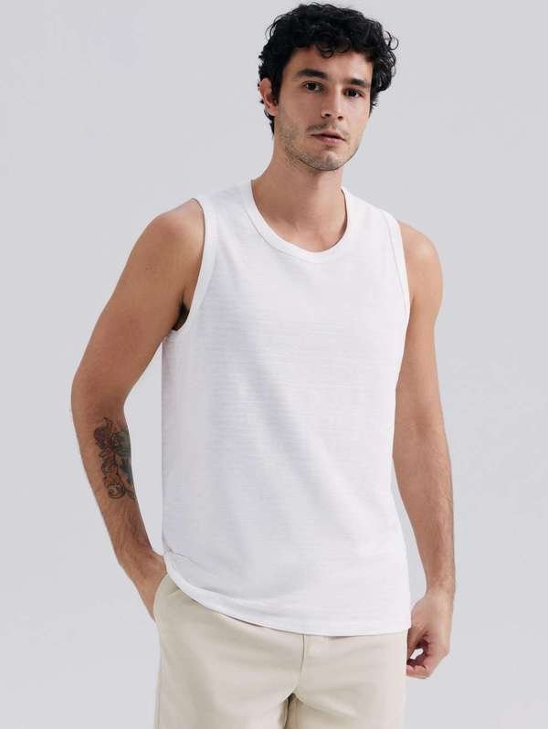 Imagem principal Regata Masculina Texturizada Branco Hering Hering