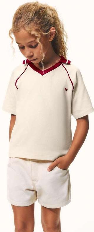 Imagem principal Bermuda Infantil Menina em Sarja Branco Hering Hering