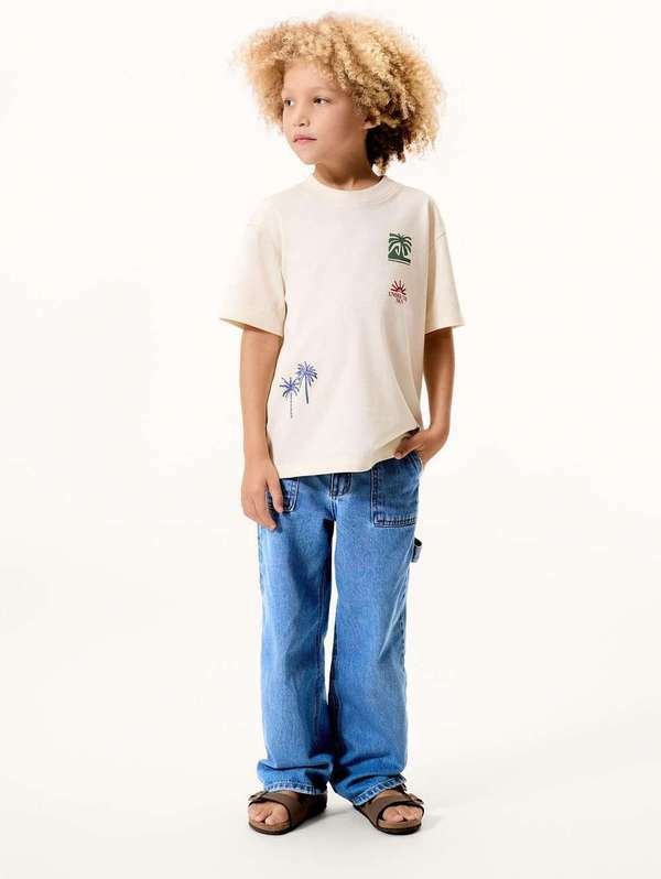 Imagem principal Calca Infantil Menino Jeans Reta Azul Hering Hering