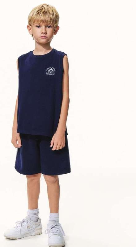 Imagem principal Conjunto Infantil Menino Regata e Shorts Azul Hering Hering