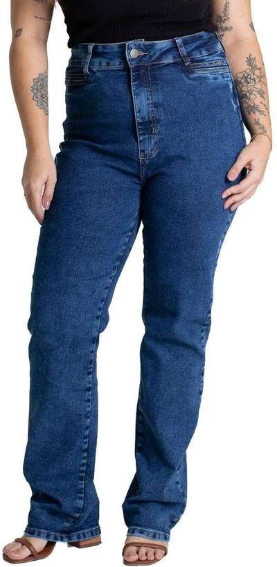 Imagem principal Calça Jeans Sawary Plus Size Reta - 280938 Azul Sawary