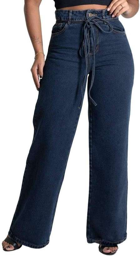 Imagem principal Calça Jeans Sawary Wide Leg - 279431 Azul Sawary