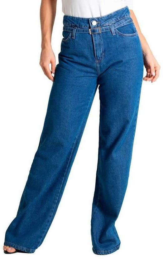 Imagem principal Calça Jeans Sawary Wide Leg - 280186 Azul Sawary