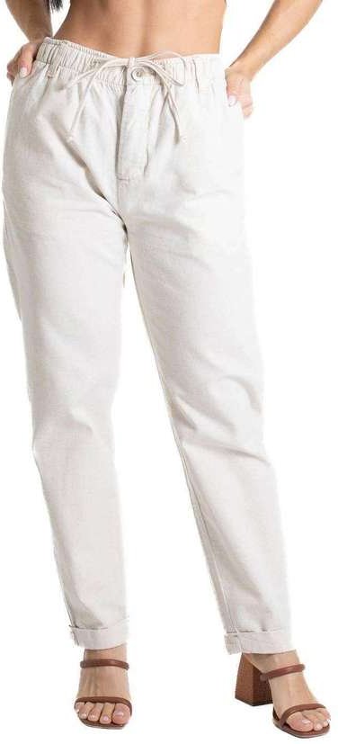 Imagem principal Calça Linho Sawary Mom - 280305 Bege Sawary