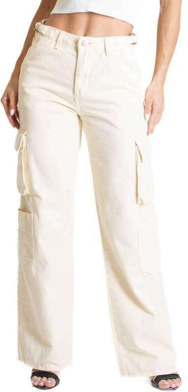 Imagem principal Calça Sarja Sawary Wide Leg - 281529 Amarelo Sawary