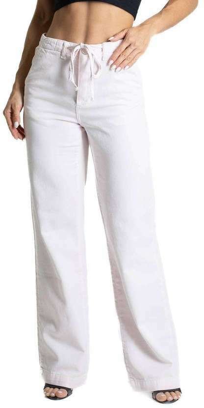 Imagem principal Calça Sarja Sawary Wide Leg - 281586 Rosa Sawary