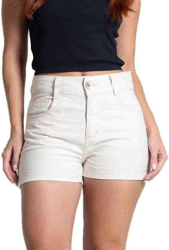 Shorts Linho Sawary - 281952 Bege