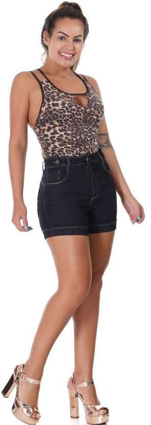 Shorts Sawary Jeans Feminino - 265652 Azul