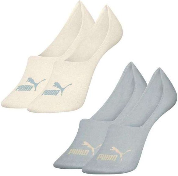 Imagem principal Kit 2 pares de Meias Puma Sapatilha Invisível Feminina Verde Puma