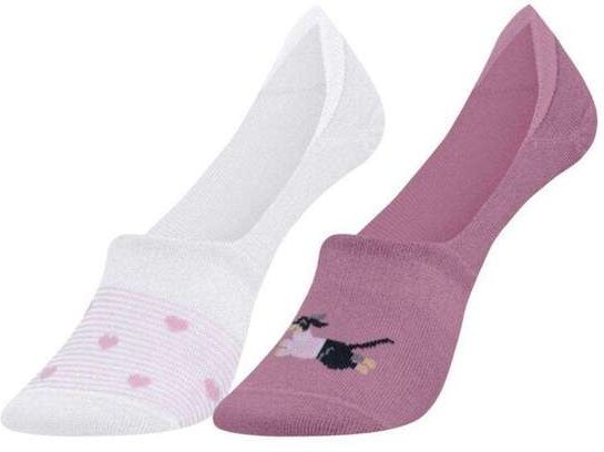 Imagem principal Kit com 2 pares de Meias Selene Sapatilha Invisível Feminino Branco SELENE