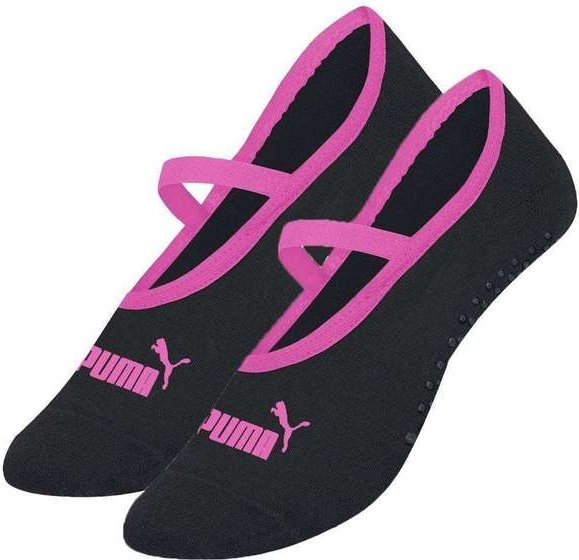 Imagem principal Meia Puma Sapatilha Pilates Antiderrapante Feminina Preto Puma
