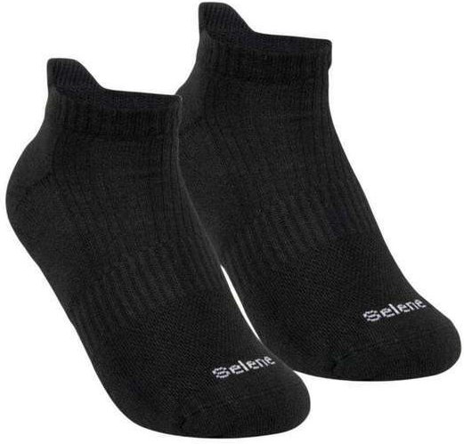 Imagem principal Meia Selene Performance Cano Curto Feminino Preto SELENE