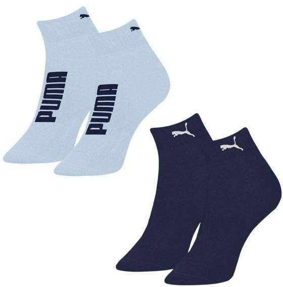 Imagem principal Kit 2 pares de Meias Puma Esportiva Masculina Azul Puma