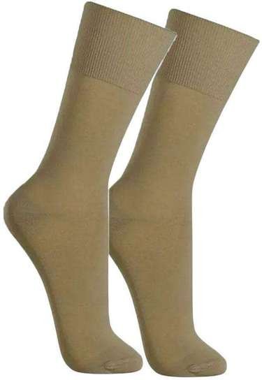 Imagem principal Meia Social Selene Clássica Masculina Bege SELENE