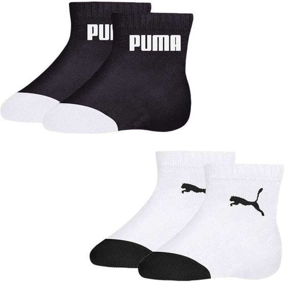 Imagem principal Kit 2 pares de Meias Puma Bebê Cano Baixo Branco Puma