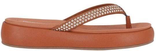 Imagem principal Chinelo Piccadilly Sol Salto Anabela Médio Feminino Marrom Piccadilly