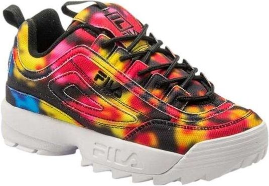 Tênis Fila Disruptor Ii Dark Tie Dye Feminino Amarelo