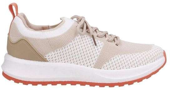 Tênis Usaflex Poofy Tricot Feminino Bege