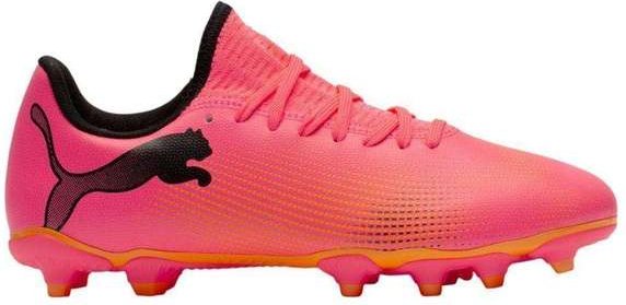 Chuteira Campo Puma Future 7 Play Fg/Ag Infantil Rosa
