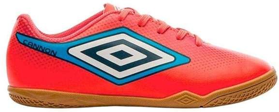 Chuteira Futsal Umbro Cannon Infantil Laranja