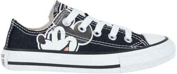 Tênis Converse All Star Chuck Taylor Disney Mickey Ox Infantil Preto