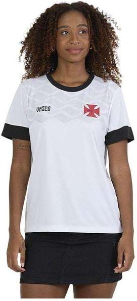 Imagem principal Camisa Braziline Vasco Festejar Feminina Branco braziline