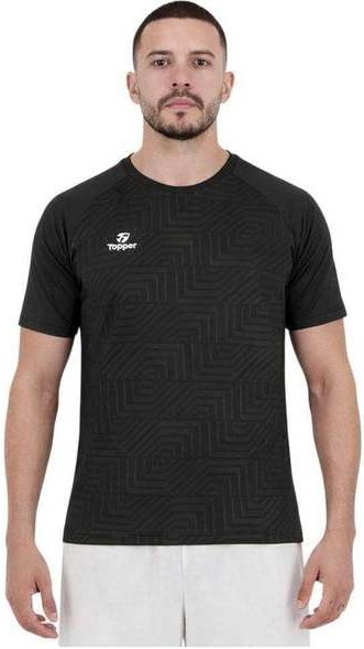Camiseta Topper Deep V Masculina Preto