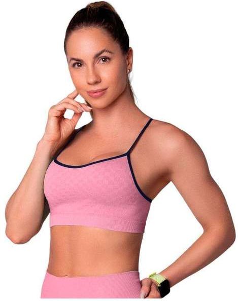 Imagem principal Top Selene sem Costura com Bojo Removível Feminino Rosa SELENE