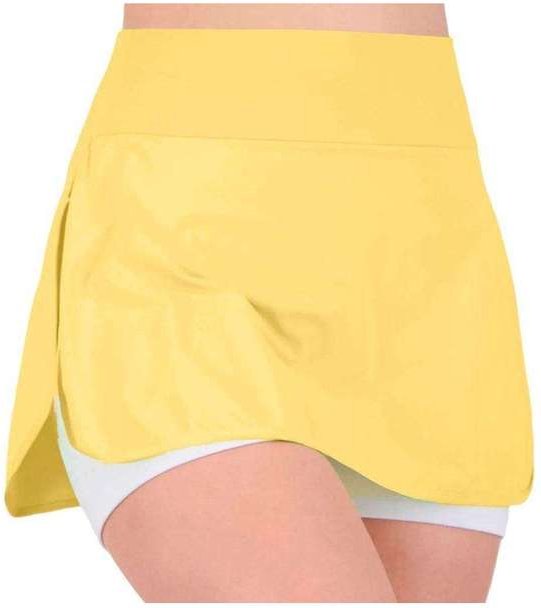 Imagem principal Short Saia Selene Fitness Feminino Amarelo SELENE