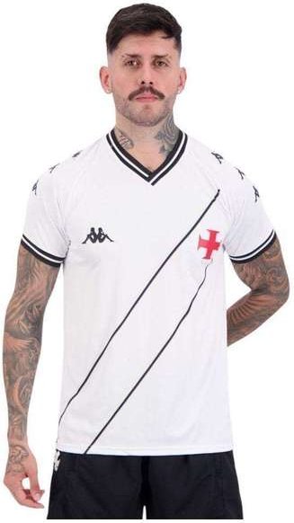 Imagem principal Camisa Kappa Vasco Supporter Tradition Masculina Branco Kappa