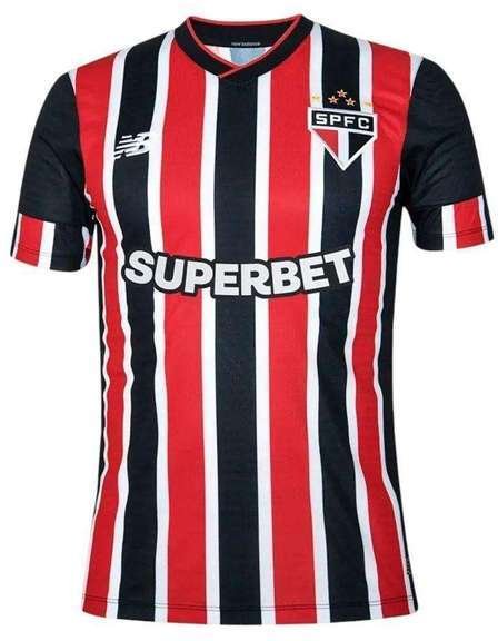 Imagem principal Camisa New Balance São Paulo Ii Torcedor 2024/25 Masculina Vermelho New Balance