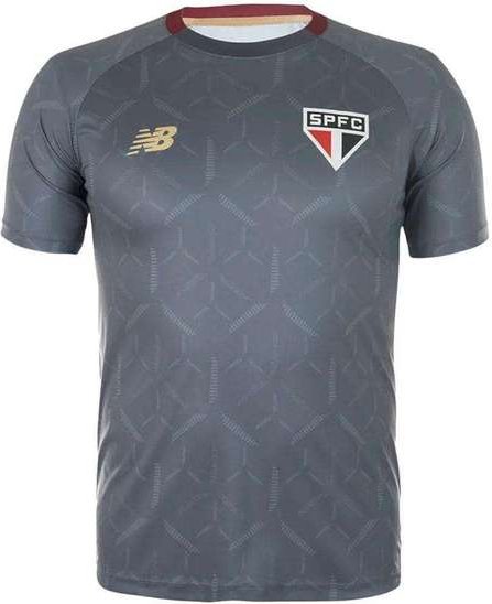 Imagem principal Camisa New Balance São Paulo Treino 2025/26 Masculina Cinza New Balance