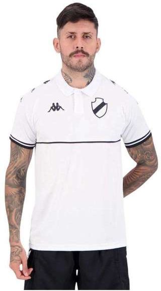 Imagem principal Camisa Polo Kappa Vasco Monochromatic Masculina Branco Kappa