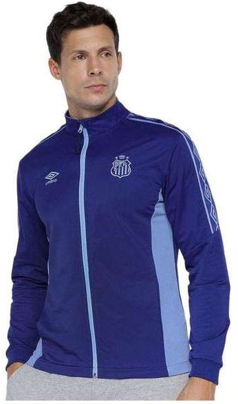 Imagem principal Jaqueta Umbro Santos Viagem 2024/25 Masculino Azul Umbro
