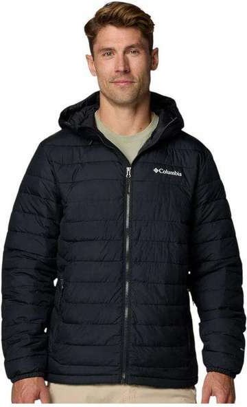 Imagem principal Jaqueta Columbia Powder Lite Ii Hooded Masculino Preto Columbia