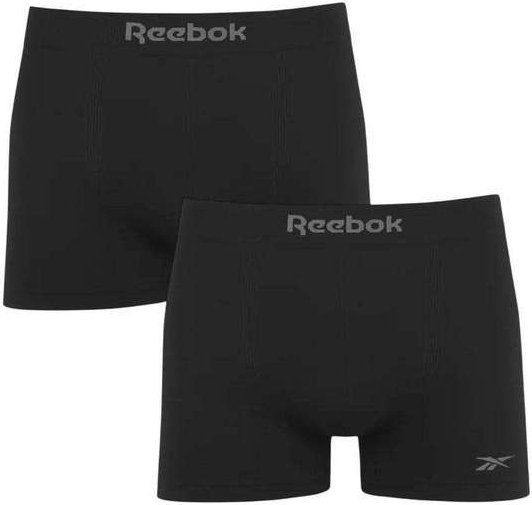 Imagem principal Kit 2 Cuecas Boxer Reebok sem Costura Masculina Preto Reebok