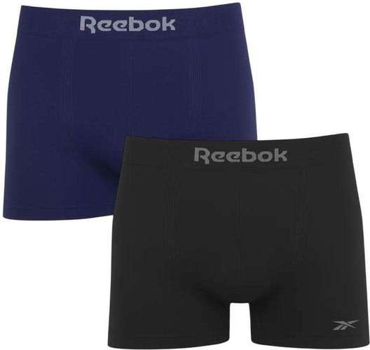 Imagem principal Kit 2 Cuecas Boxer Reebok sem Costura Masculina Azul Reebok