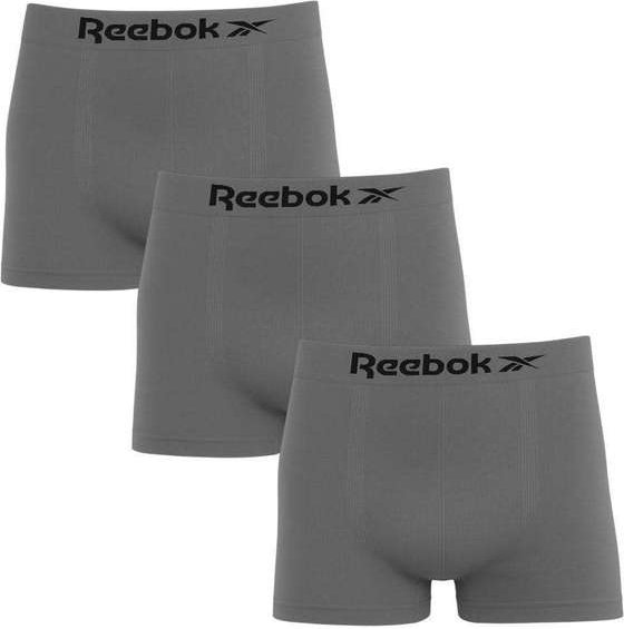 Imagem principal Kit 3 Cuecas Boxer Reebok Classic Masculina Cinza Reebok