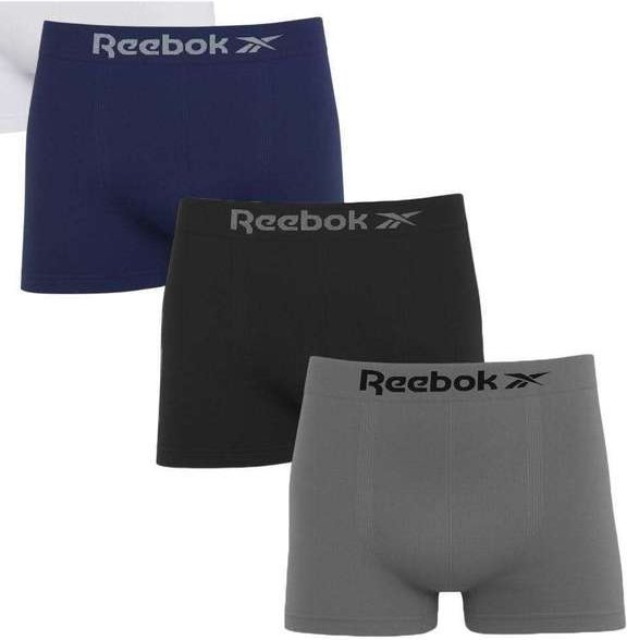Imagem principal Kit 3 Cuecas Boxer Reebok Classic Masculina Preto Reebok