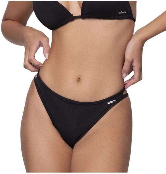 Calcinha Biquíni Selene com Tiras Feminina Preto