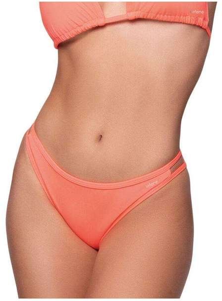 Calcinha Biquíni Selene com Tiras Feminina Laranja