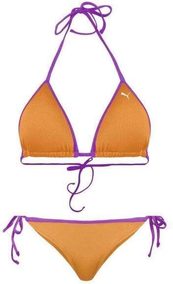 Imagem principal Conjunto Biquíni Puma Top Calcinha Laço Feminino Laranja Puma