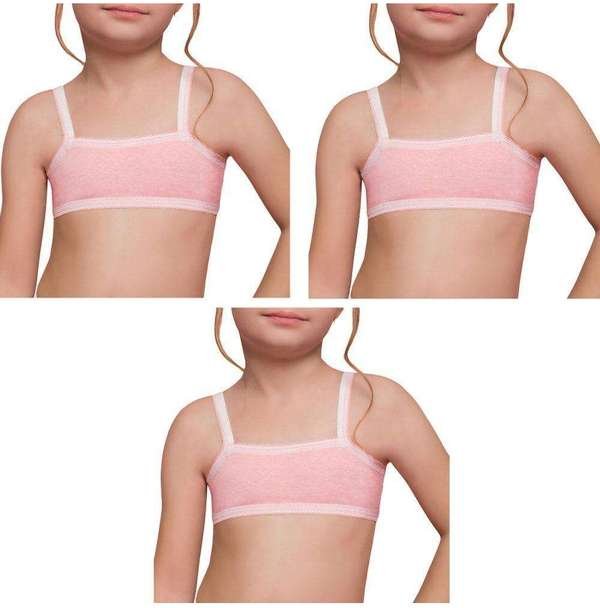 Imagem principal Kit 3 Tops Selene Infantil Rosa SELENE