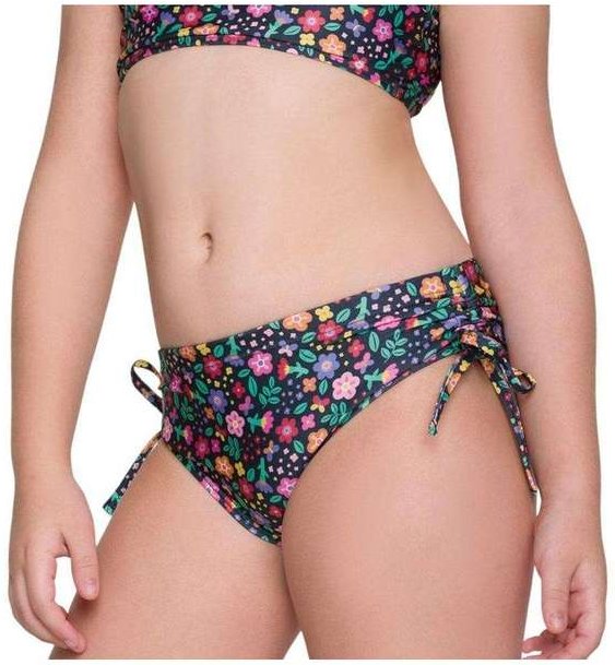 Calcinha Biquíni Selene com Amarração Infantil Azul