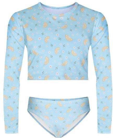 Imagem principal Conjunto Biquíni Selene Camisa Calcinha Praia Juvenil Azul SELENE