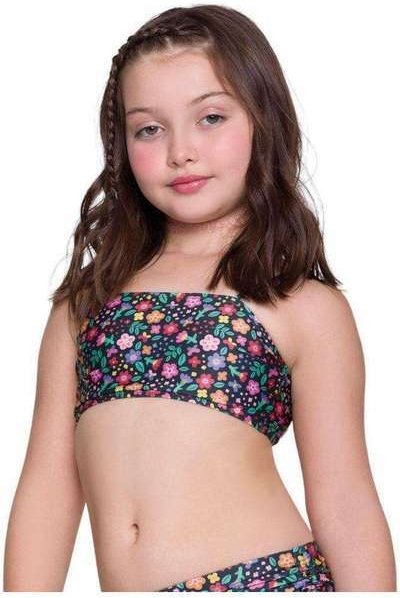 Imagem principal Top Biquíni Selene Alcinha Infantil Azul SELENE