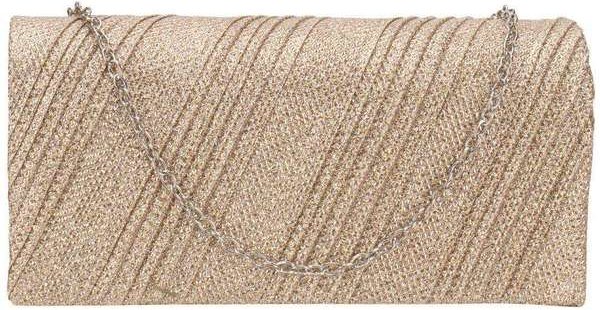 Bolsa Feminina Festa Melamel Fs76 Ouro/Rosado