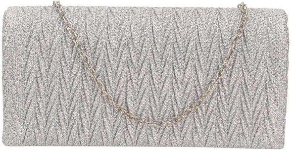 Bolsa Feminina Festa Melamel Fs77 Prata