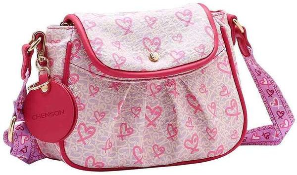 Bolsa Feminina Transversal Chenson Cg84964 Rosa
