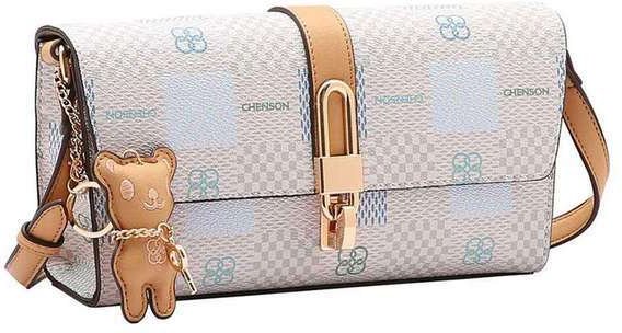 Imagem principal Bolsa Feminina Transversal Chenson Cg85098 Bege/Verde